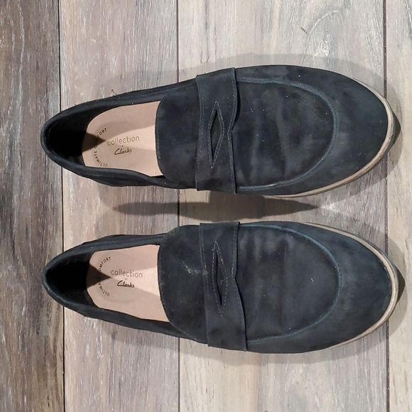 Clarks Trish Rose Women Suede ultimate comfort Loafer slip on shoes sz 8… - Picture 3 of 12